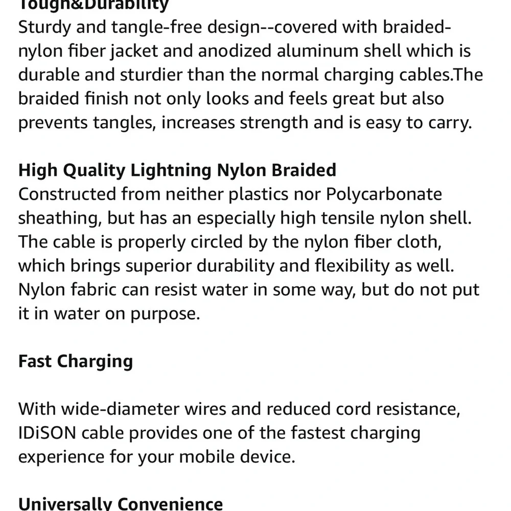 iPhone Charging Cables